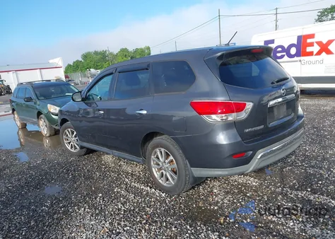 2014 Nissan Pathfinder S из США, поврежденный, VIN 5N1AR2MN6EC638430